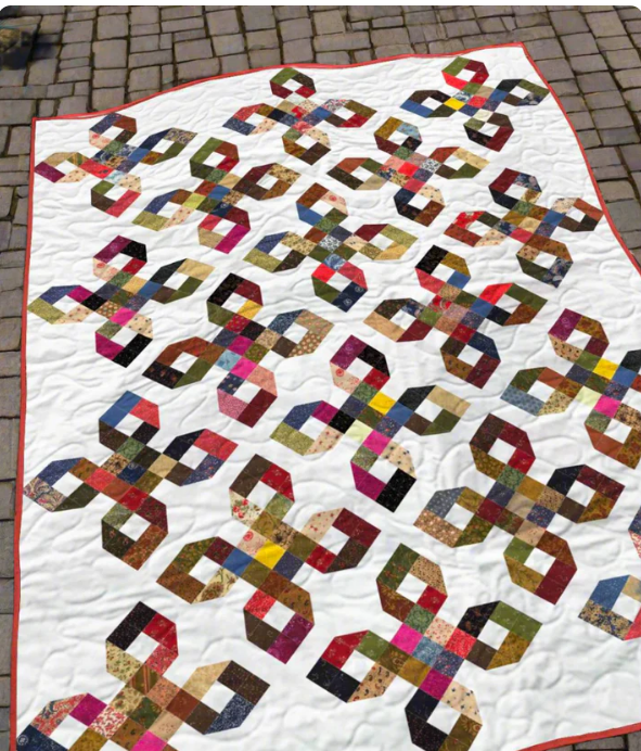 Golden Squares Charm