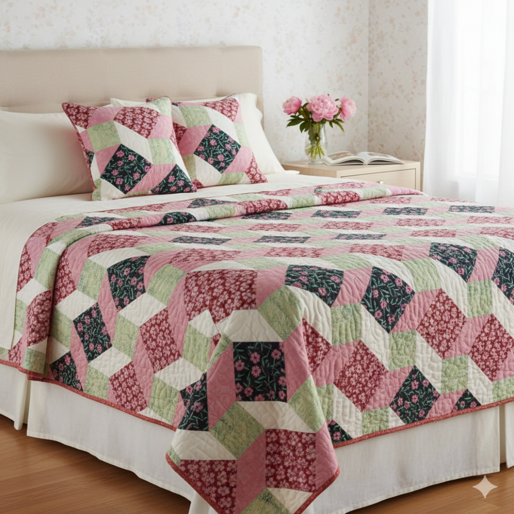 Timeless Blossom — Quilt Pattern (PDF) by Golden Threads™