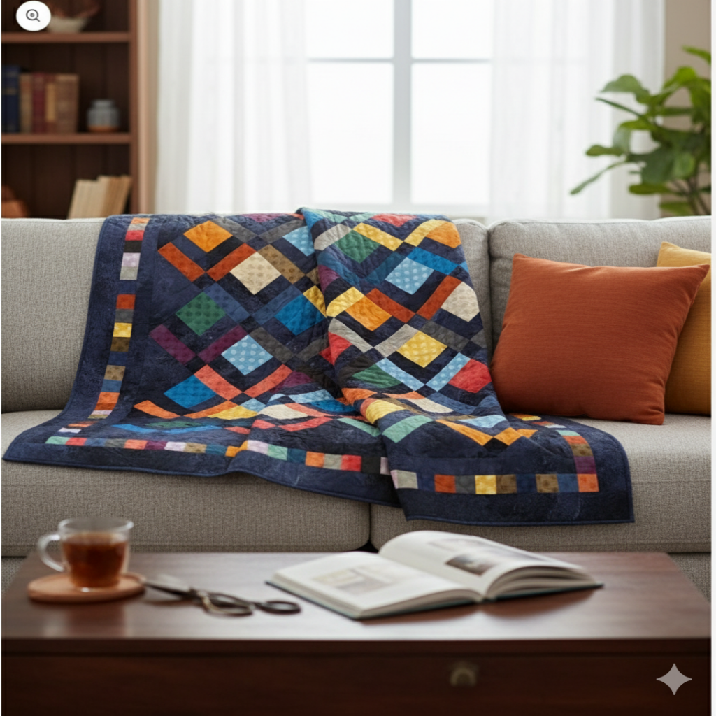 Sunny Garden Path — Quilt Pattern (PDF) by Golden Threads™