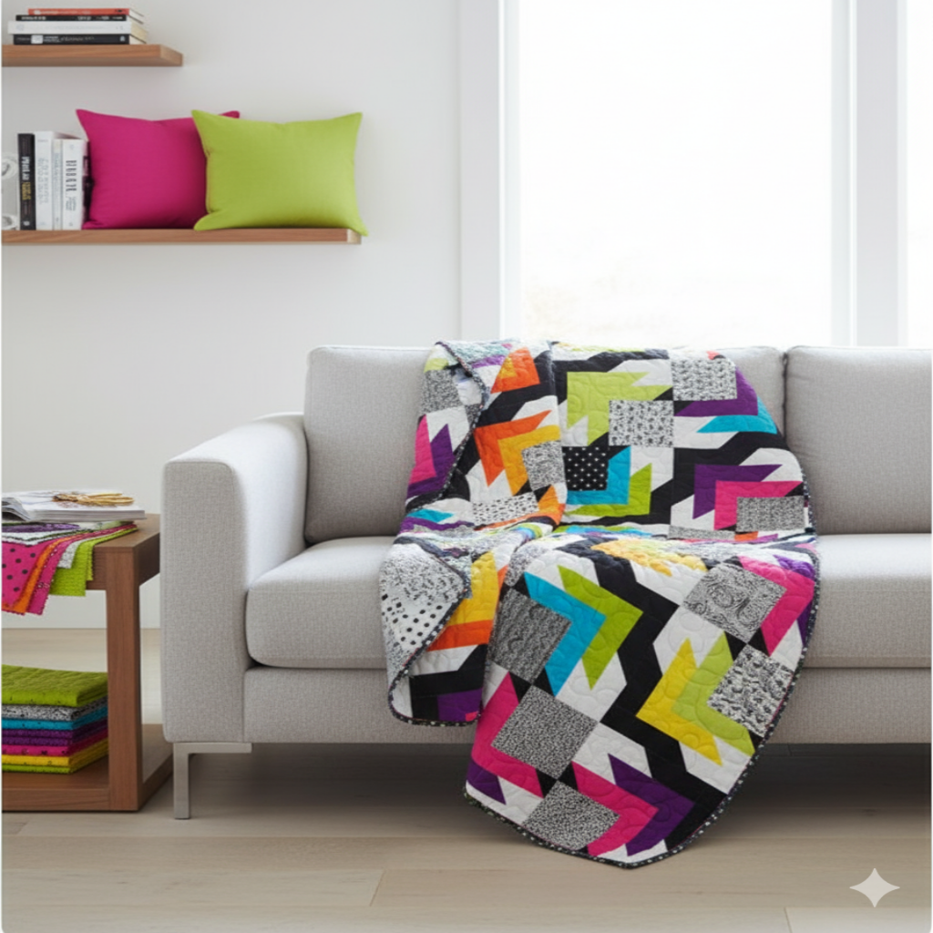 Autumn Leaves Dance — Quilt Pattern (PDF) by Golden Threads™