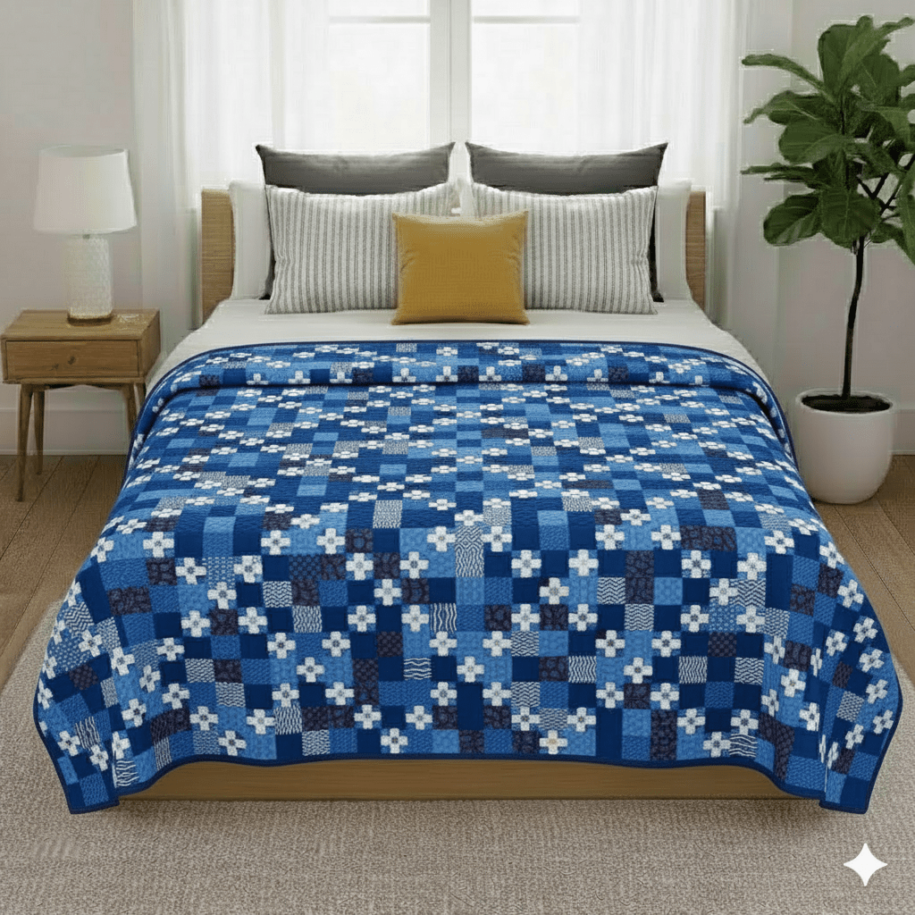 Classic Stars Quilt - Golden Threads