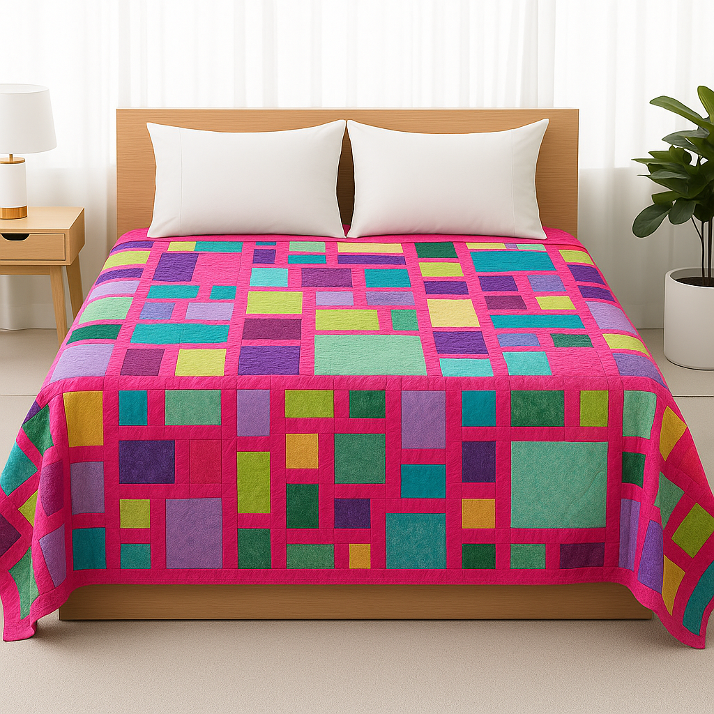 Urban Grid — Quilt Pattern (PDF) by Golden Threads™ - Golden Threads