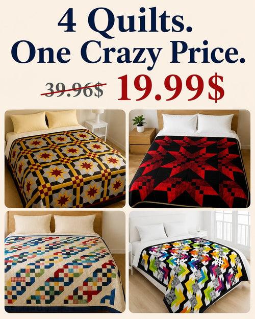 4 Quilt Pattern PDF Pack — 4 Designs, 1 Low Price - Golden Threads