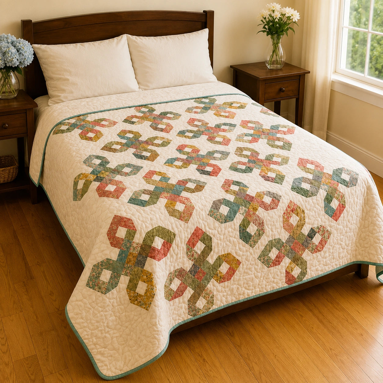 Golden Squares Charm — Quilt Pattern (PDF)