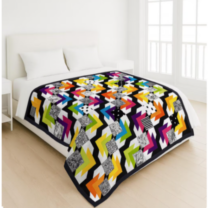 Autumn Leaves Dance — Quilt Pattern (PDF) by Golden Threads™