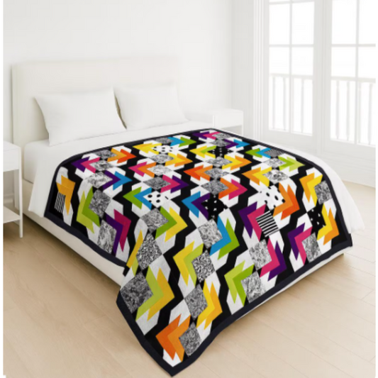 Autumn Leaves Dance — Quilt Pattern (PDF) by Golden Threads™