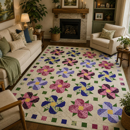 Petal Twist Quilt Pattern PDF | Fat Quarter Baby & Lap