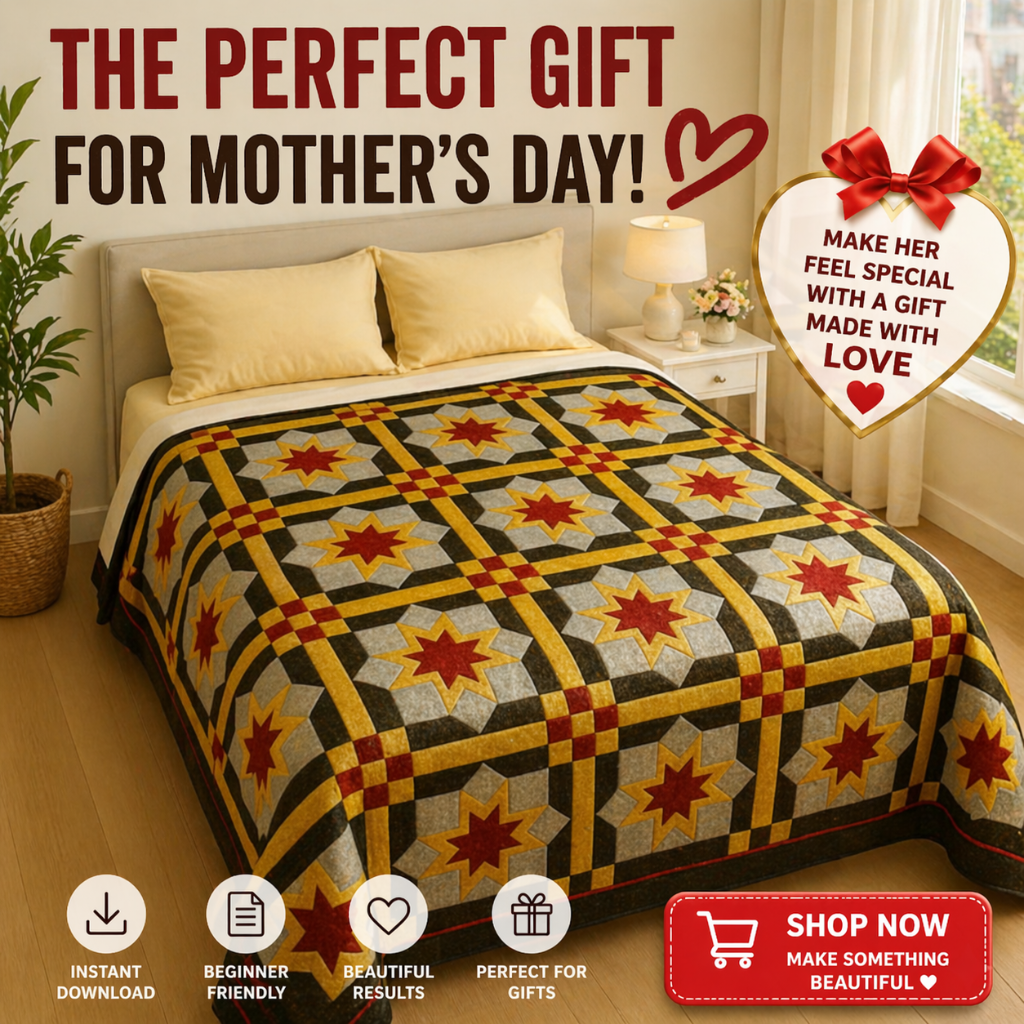 Blossom Chevron — Quilt Pattern (PDF) by Golden Threads™
