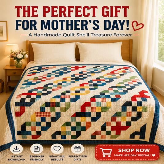 Autumn Roses — Quilt Pattern (PDF) by Golden Threads™