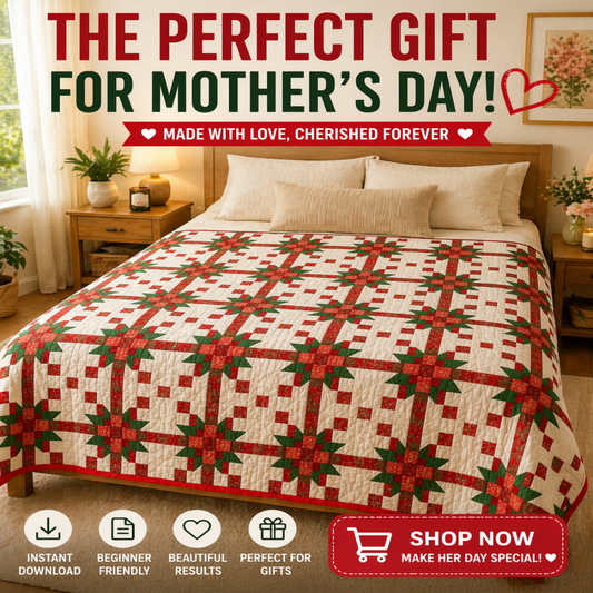 Moonlight Garden — Quilt Pattern (PDF) by Golden Threads™