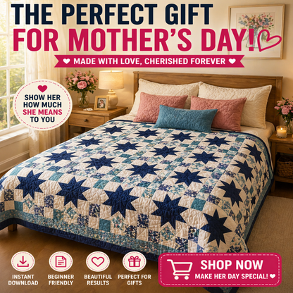 Arctic Stars Quilt Pattern