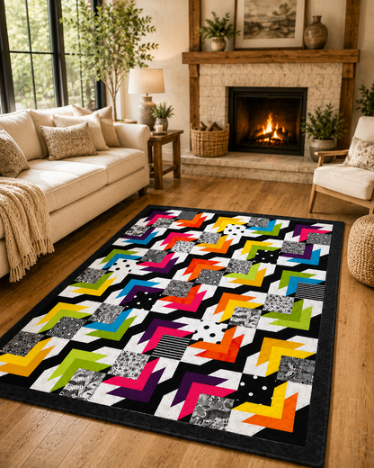 Autumn Leaves Dance — Quilt Pattern (PDF) by Golden Threads™
