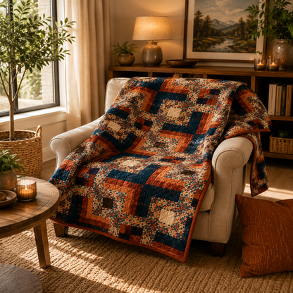 Plum Garden Path Quilt Pattern