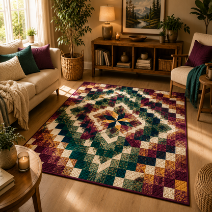 Midnight Star Glow — Quilt Pattern (PDF) by Golden Threads™