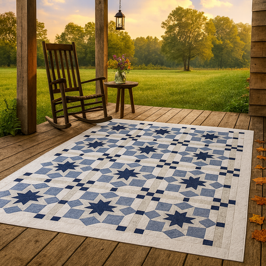 Blossom Chevron — Quilt Pattern (PDF) by Golden Threads™