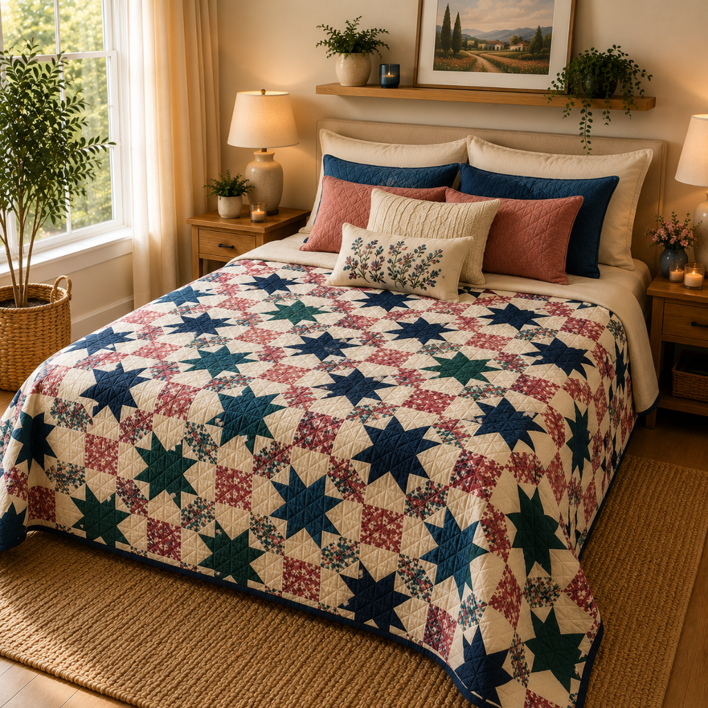 Arctic Stars Quilt Pattern