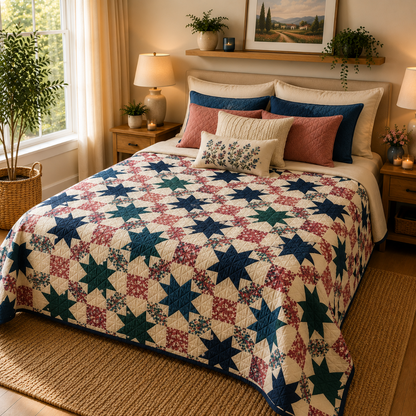 Arctic Stars Quilt Pattern