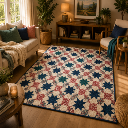 Arctic Stars Quilt Pattern
