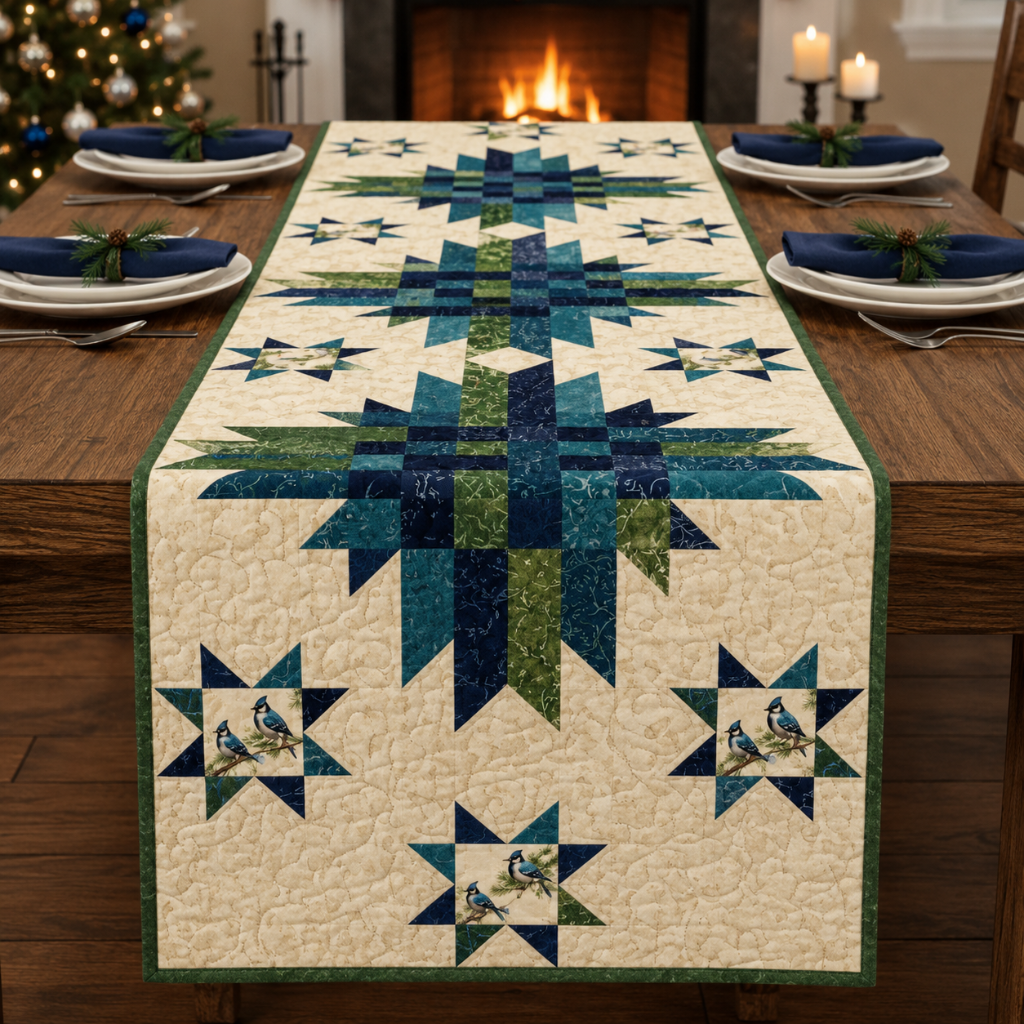 Cardinal Cheer— Quilt Pattern (PDF) by Golden Threads™