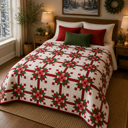 Moonlight Garden — Quilt Pattern (PDF) by Golden Threads™
