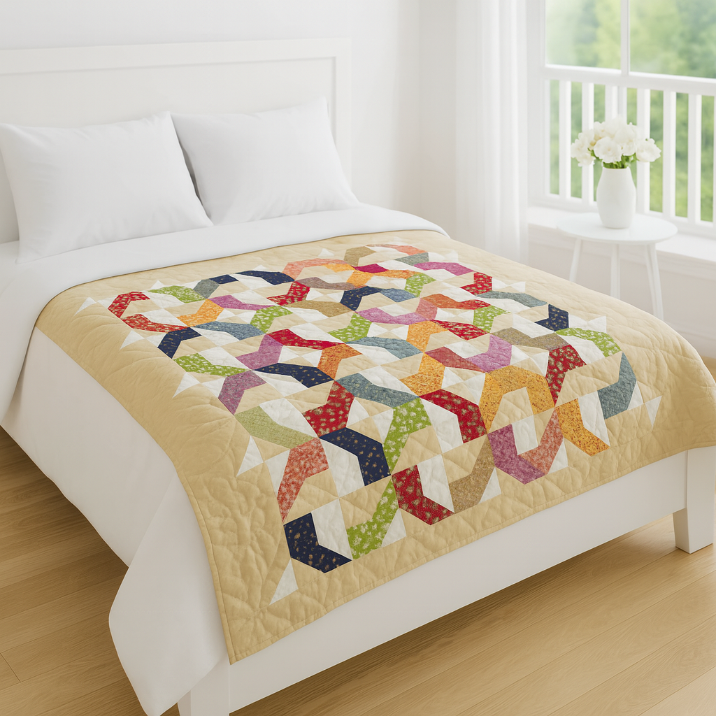 Starlight Spin Quilt