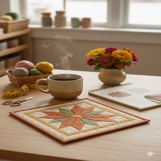 AUTUMN STAR-Mini Quilt Pattern