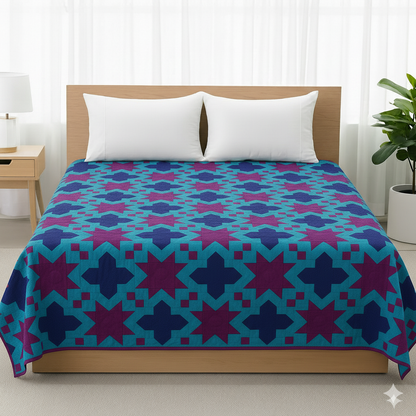 Navy Star Quilt