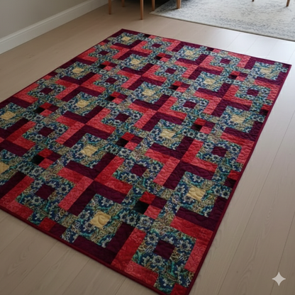 Plum Garden Path Quilt Pattern