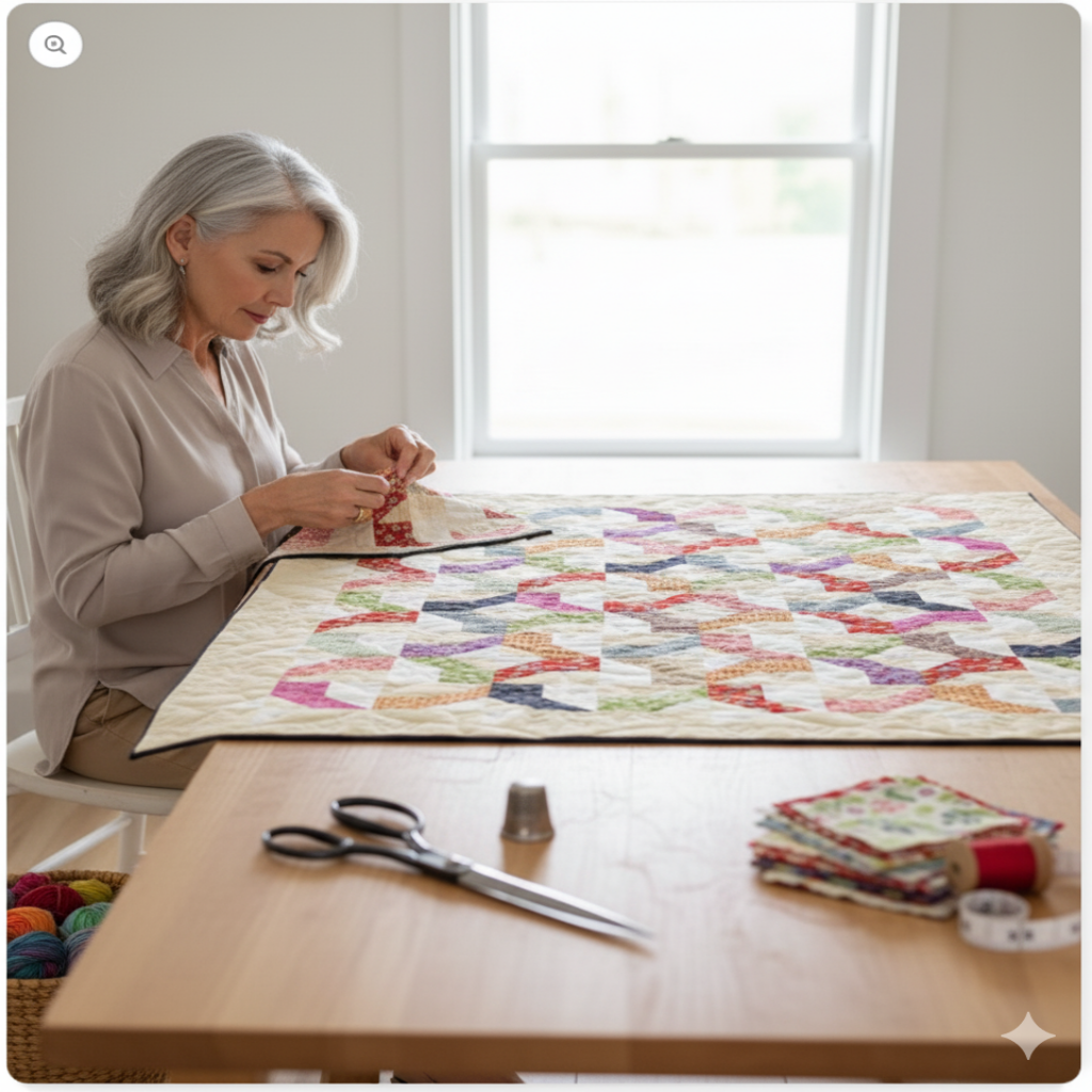Starlight Spin Quilt