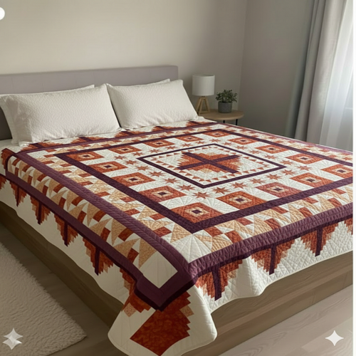 Terracotta Medallion — Quilt Pattern (PDF)