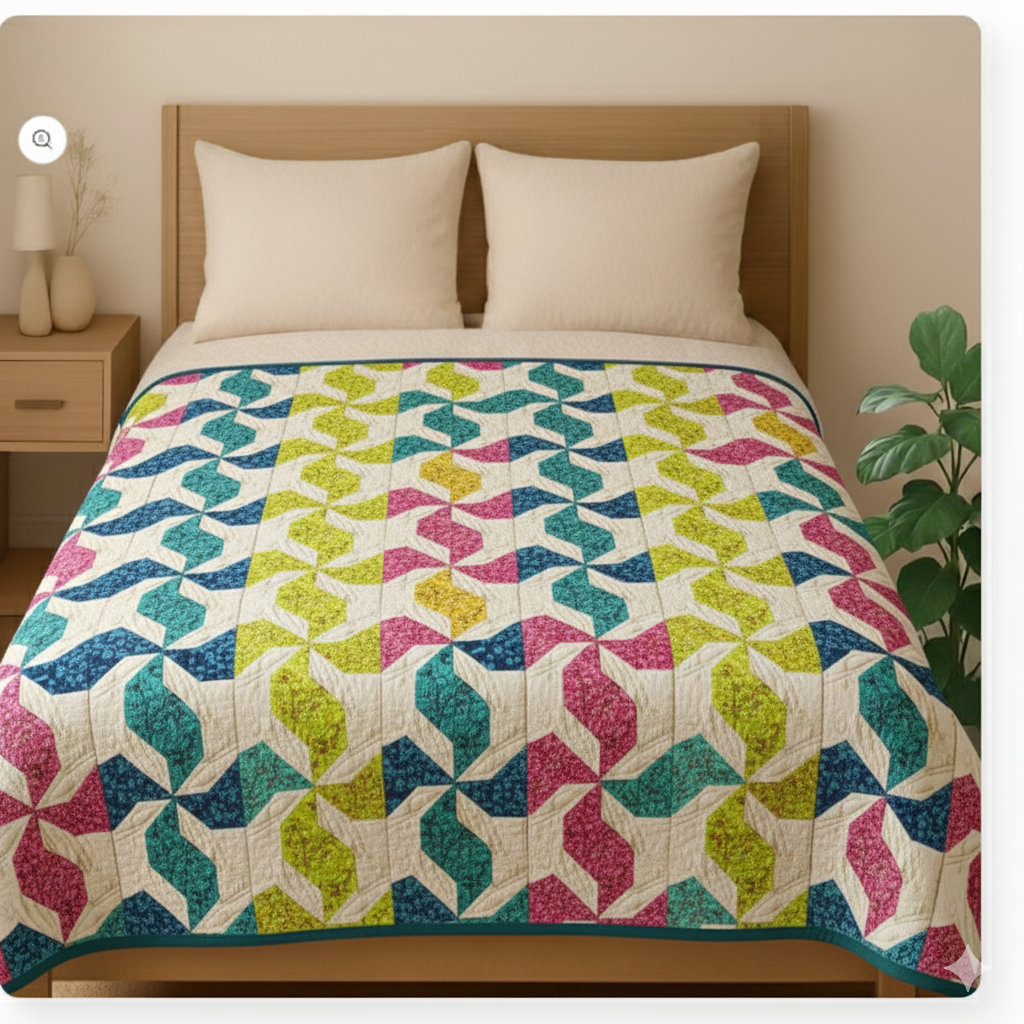 Serenity Squares — Quilt Pattern (PDF) by Golden Threads™