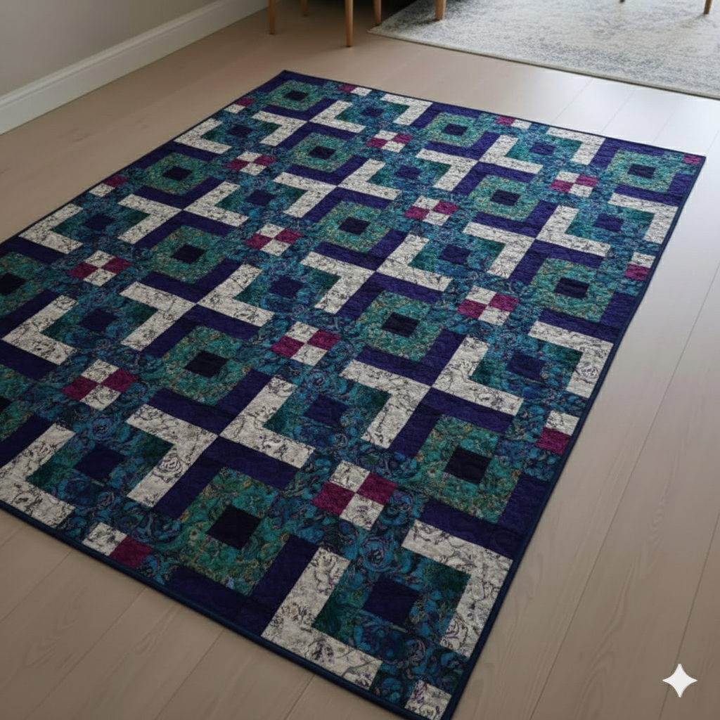 Plum Garden Path Quilt Pattern