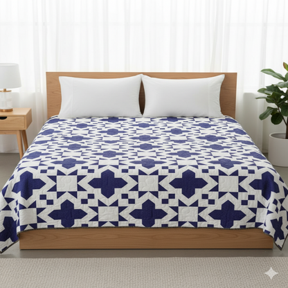 Navy Star Quilt