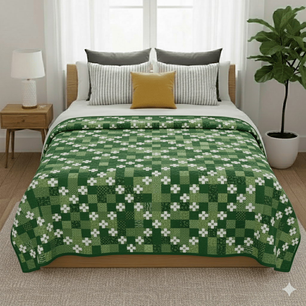 Classic Stars Quilt - Golden Threads