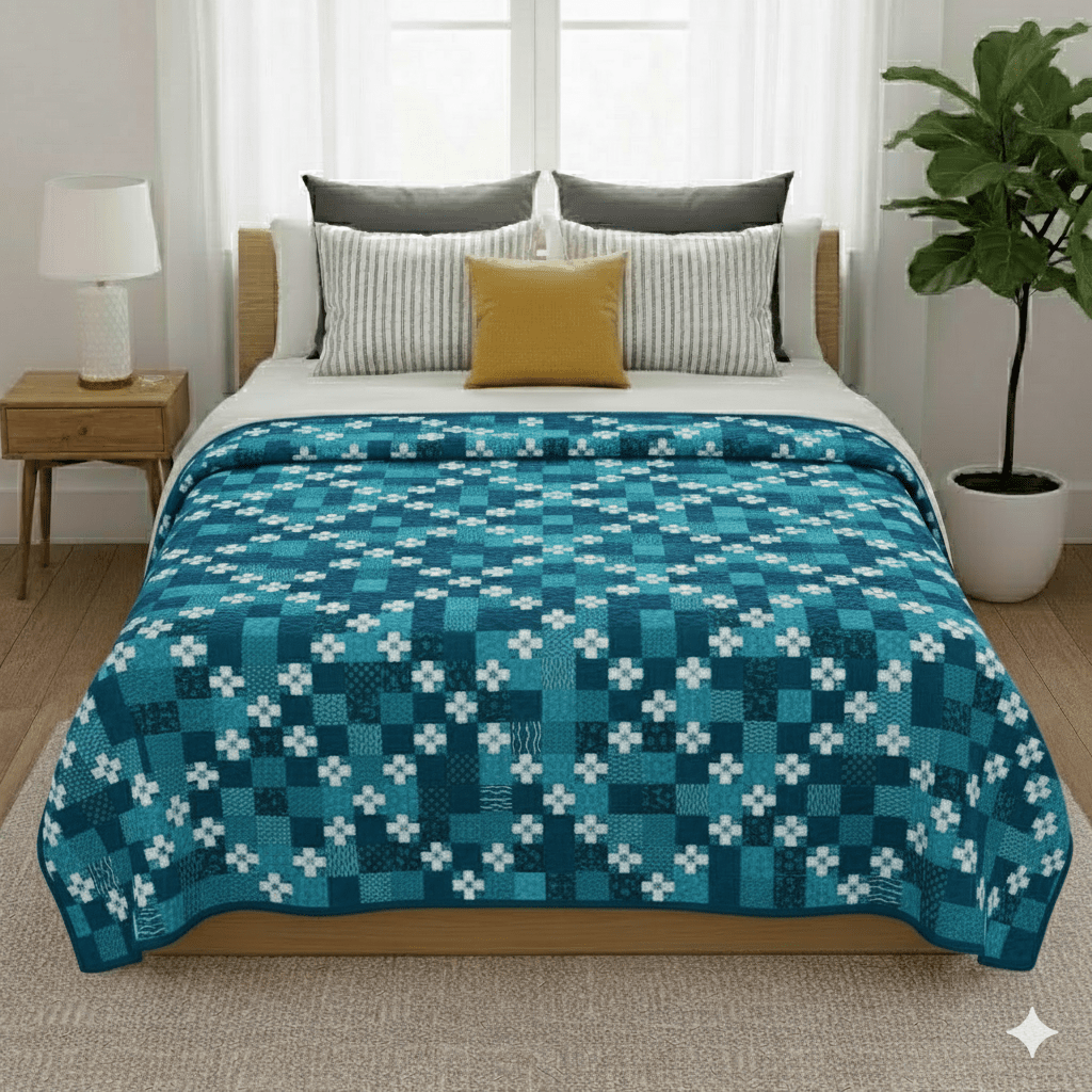 Classic Stars Quilt - Golden Threads
