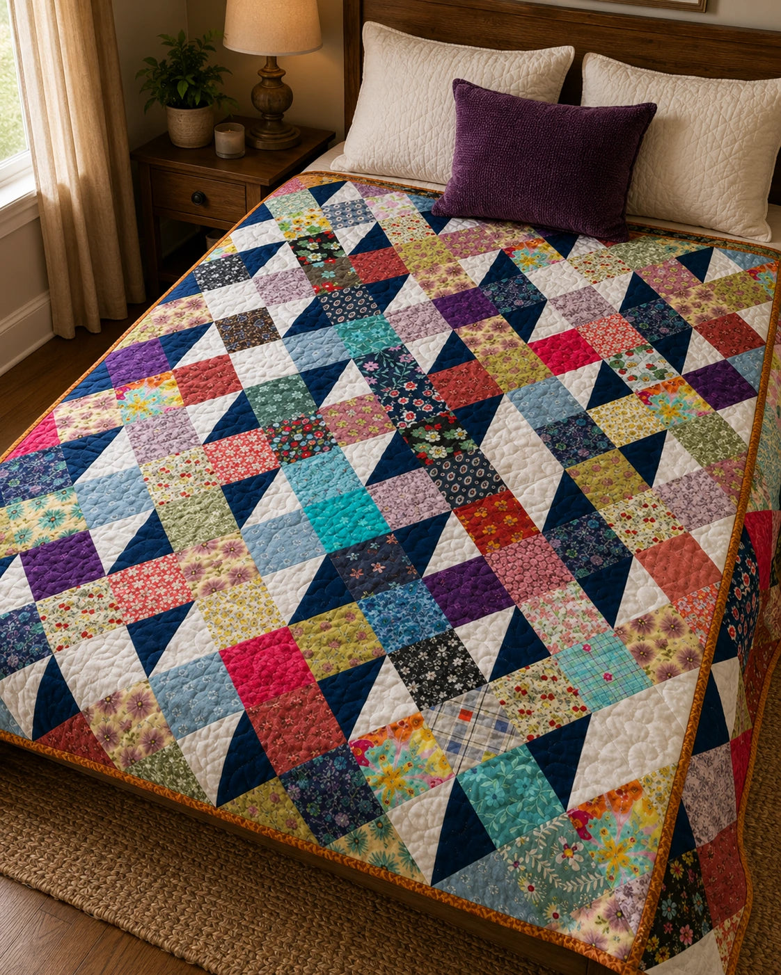 Wildflower Mosaic Quilt Pattern PDF | Golden Threads