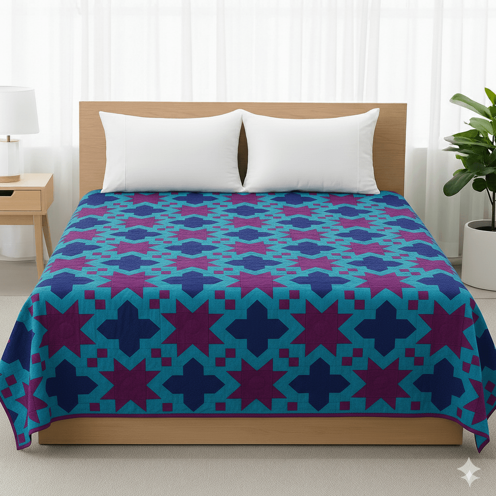 Evergreen Star — Quilt Pattern (PDF) - Golden Threads