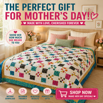 Golden Pathways — Quilt Pattern (PDF) by Golden Threads™ - Golden Threads