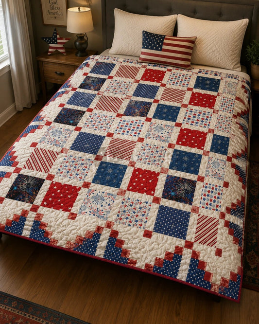 Liberty Fireworks Quilt Pattern PDF | Golden Threads - Golden Threads