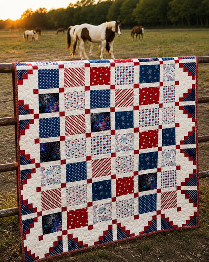 Liberty Fireworks Quilt Pattern PDF | Golden Threads - Golden Threads