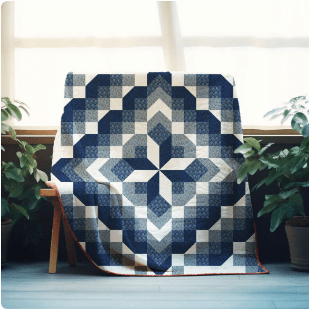 Midnight Star Glow — Quilt Pattern (PDF) by Golden Threads™ - Golden Threads