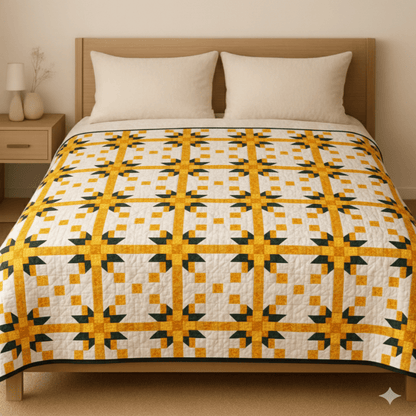 Moonlight Garden — Quilt Pattern (PDF) by Golden Threads™ - Golden Threads