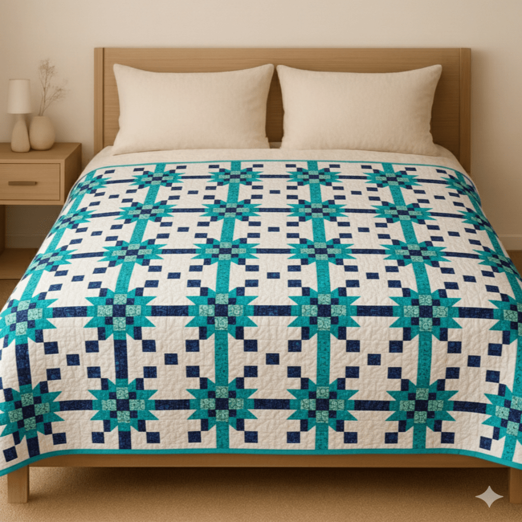 Moonlight Garden — Quilt Pattern (PDF) by Golden Threads™ - Golden Threads