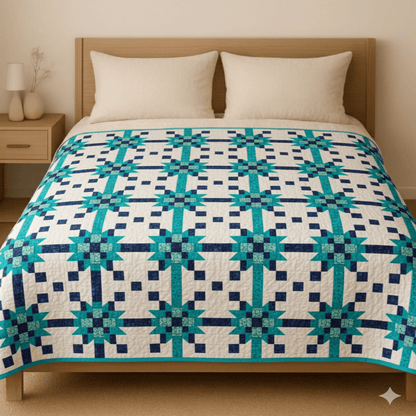 Moonlight Garden — Quilt Pattern (PDF) by Golden Threads™ - Golden Threads