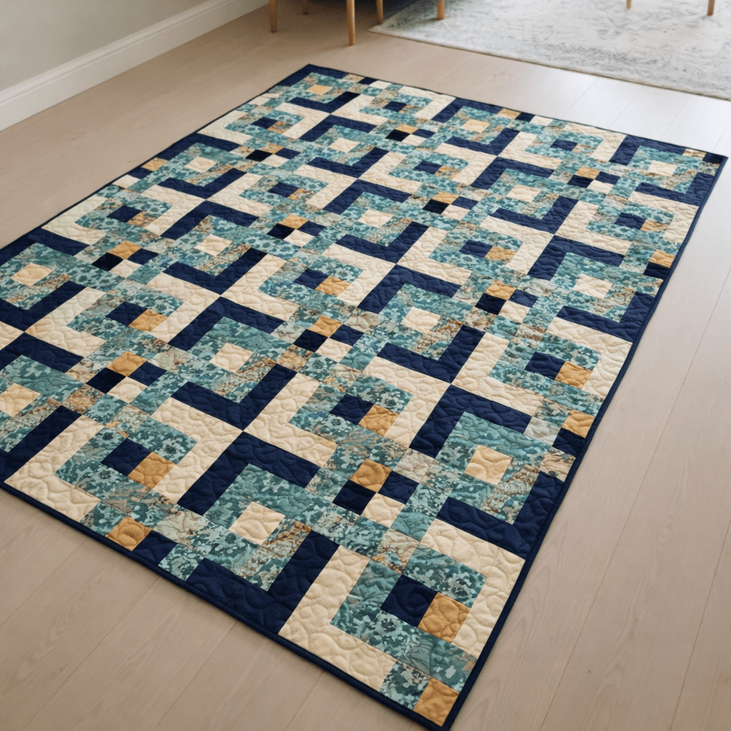 Plum Garden Path Quilt Pattern - Golden Threads