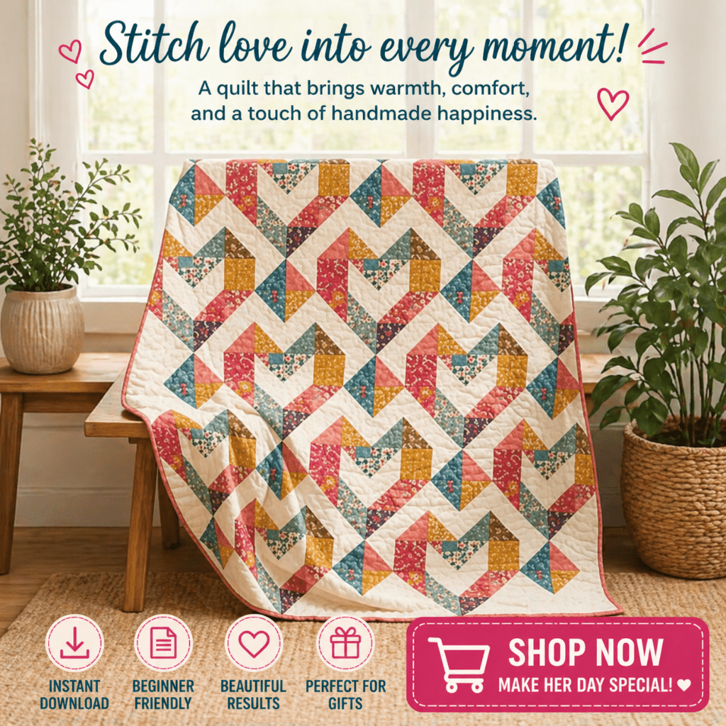 Sunburst Path — Quilt Pattern (PDF) by Golden Threads™ - Golden Threads