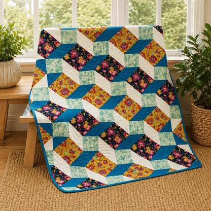 Timeless Blossom — Quilt Pattern (PDF) by Golden Threads™ - Golden Threads